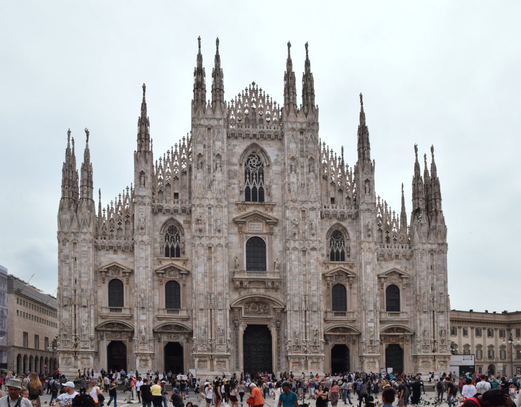 Voorgevel Duomo Milaan