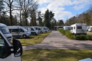 de vernieuwde camperplaats op het Liederholt