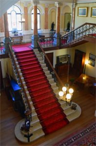 De prac htige trap van Arlington Court