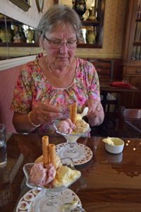 Luxery Icecream met clotted cream