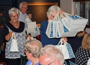 de goody-bag van de reisleiding
