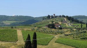 genieten van landschap Chianti