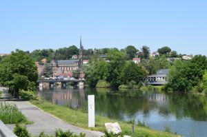 zicht op Montbéliard