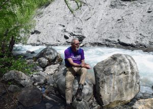 lunchen in de rivier