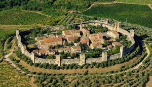 luchtfoto Monteriggioni