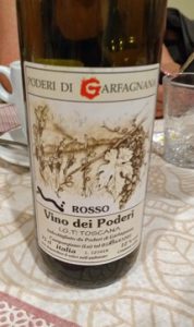 Vino del Poderi rosso